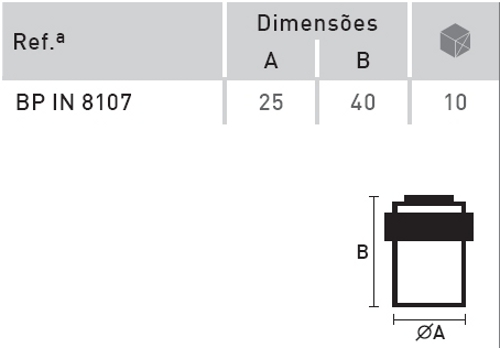 Batente limitador de porta - INOX 304